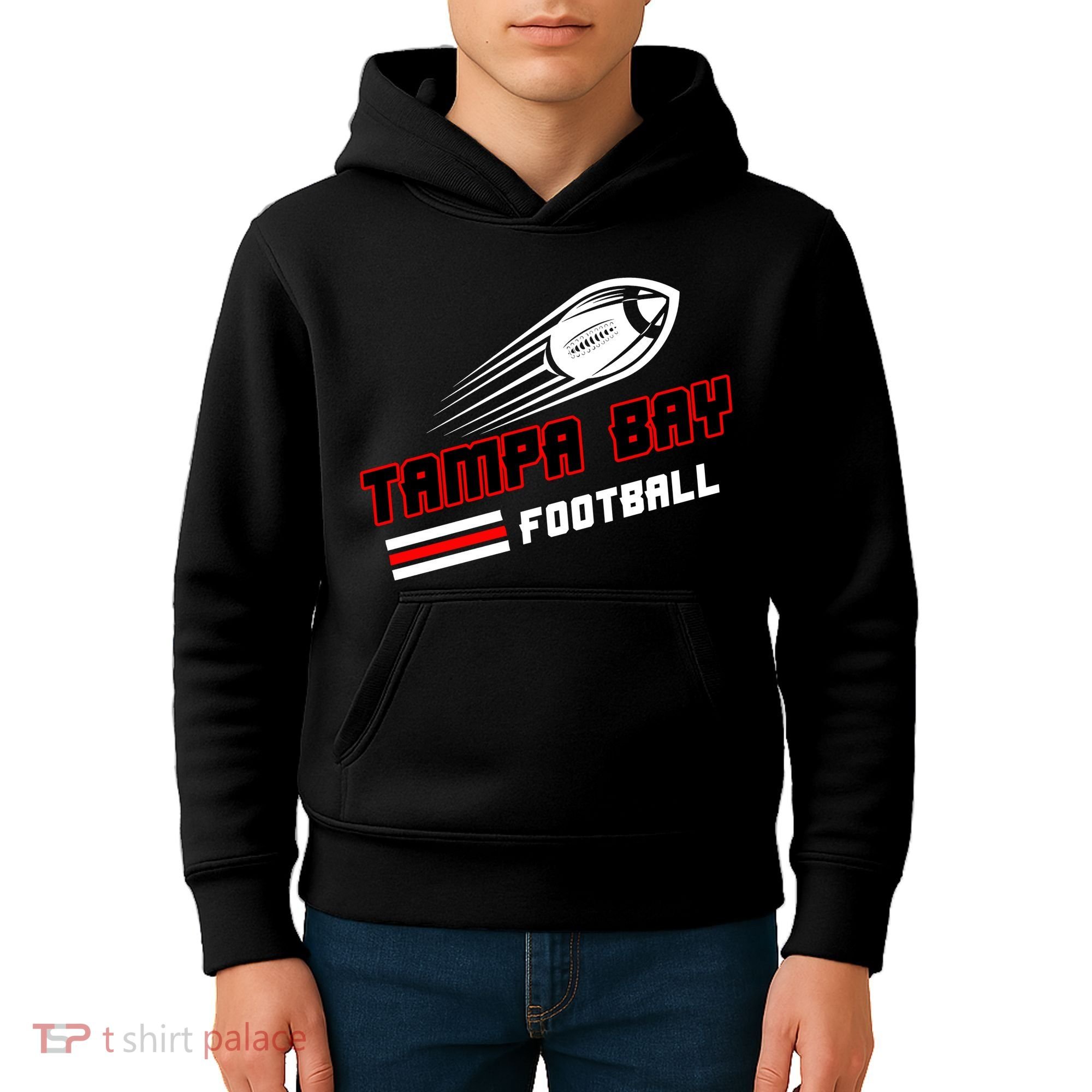 Tampa Bay Football Fan Kids Hoodie