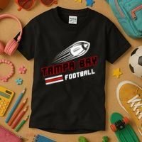 Tampa Bay Football Fan Kids T-Shirt thumb 3