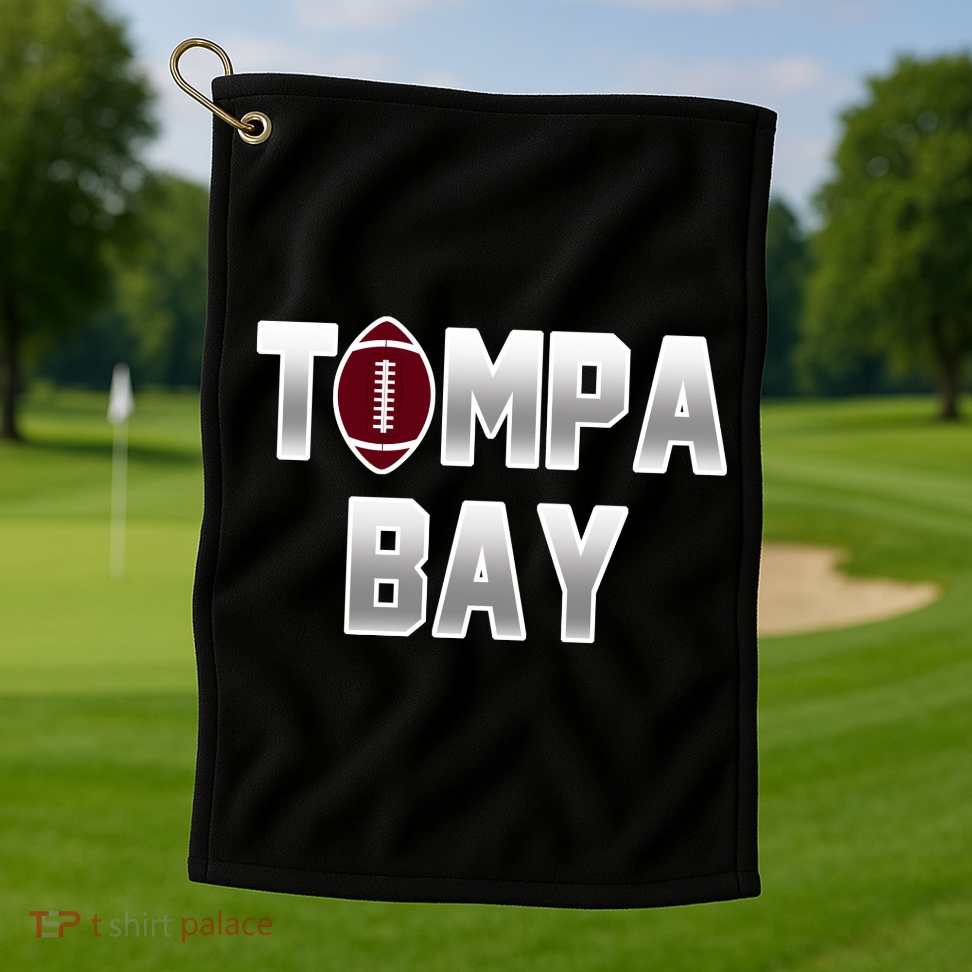Tampa Bay Football For The Win Golf Towel