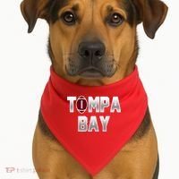 Tampa Bay Football For The Win USA-Made Doggie Bandana thumb 1