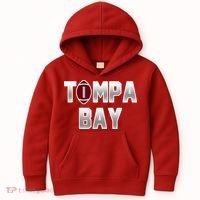 Tampa Bay Football For The Win Kids Hoodie thumb 0