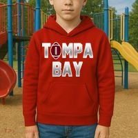 Tampa Bay Football For The Win Kids Hoodie thumb 2