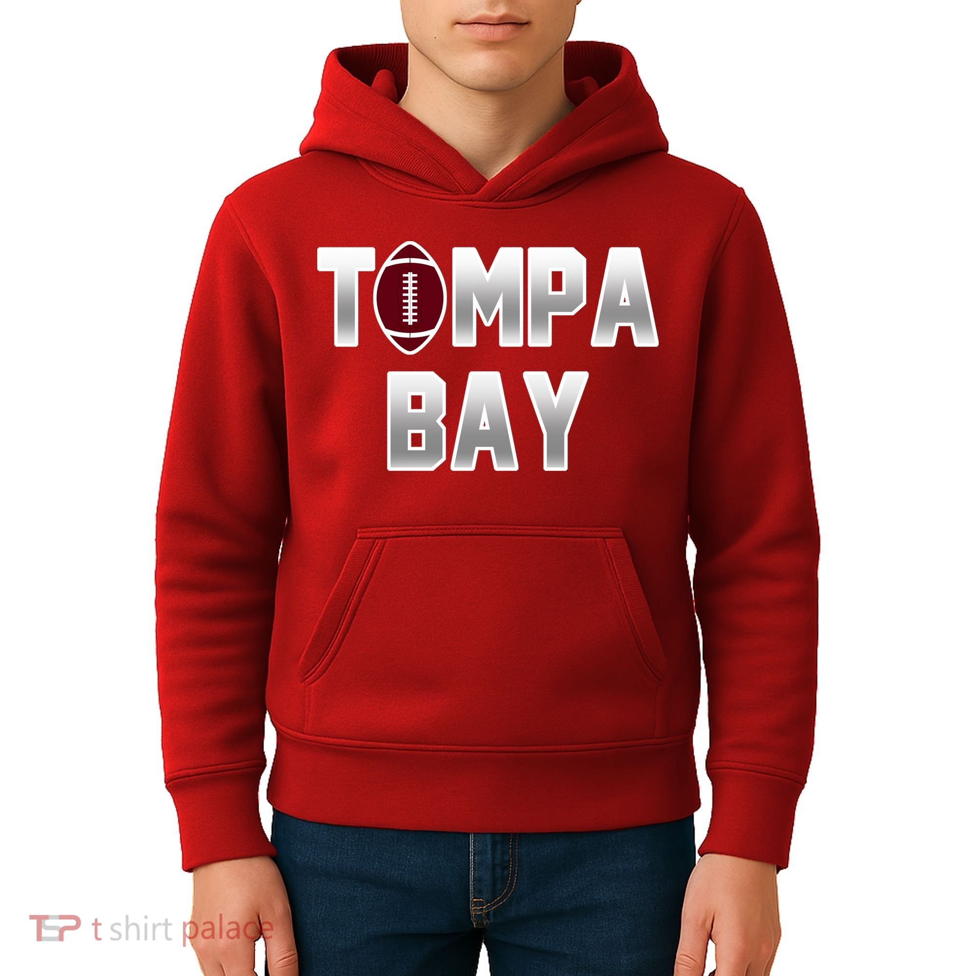Tampa Bay Football For The Win Kids Hoodie