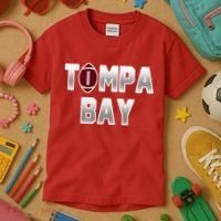 Tampa Bay Football For The Win Kids T-Shirt thumb 3
