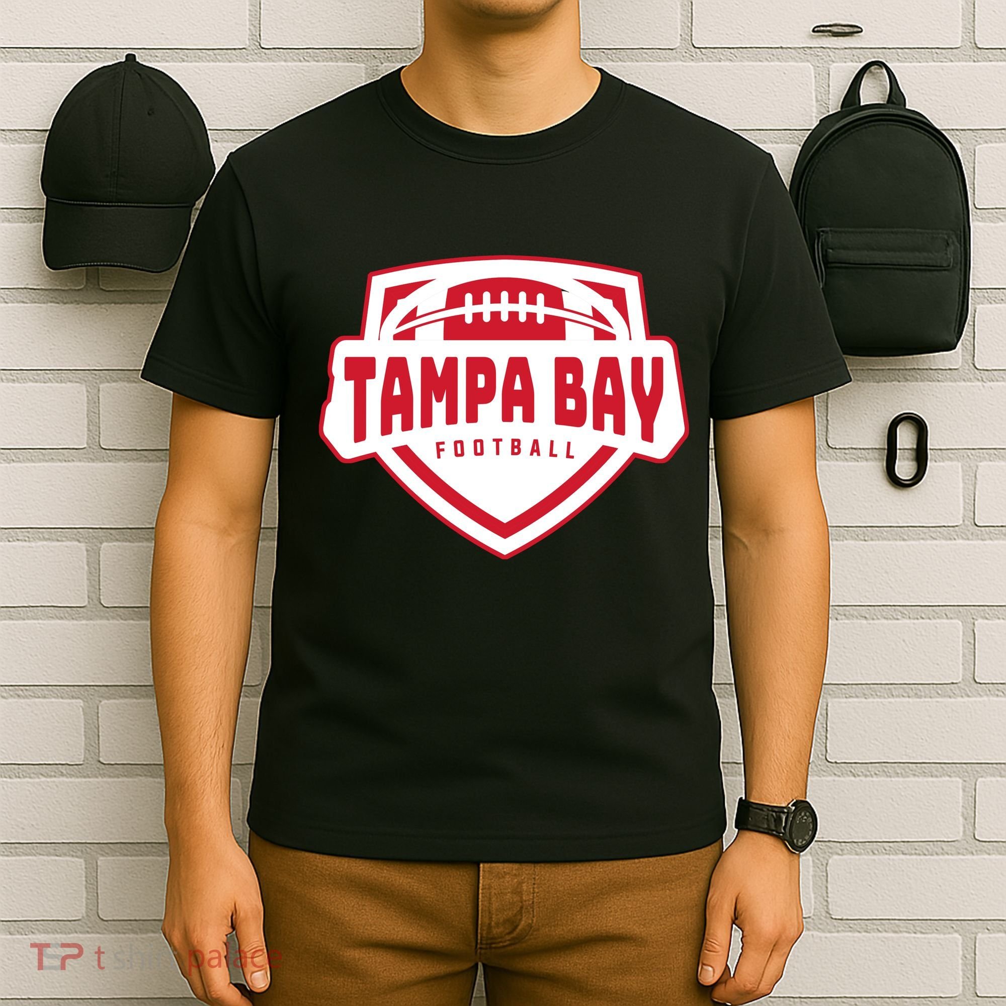 Tampa Bay Football Shield T-Shirt