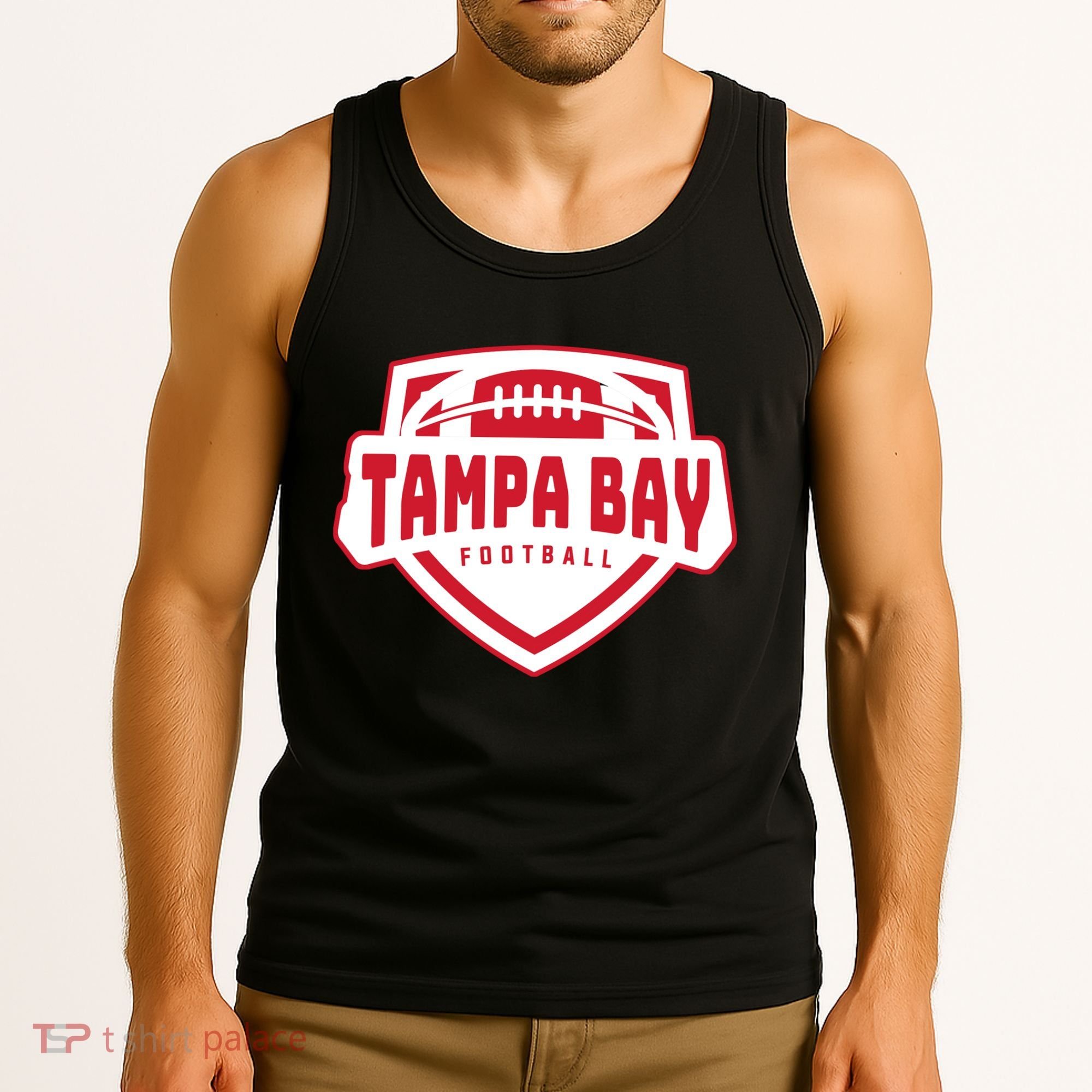 Tampa Bay Football Shield Tank Top
