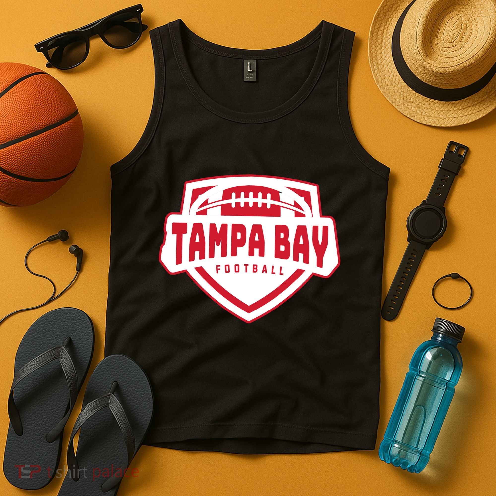 Tampa Bay Football Shield Tank Top
