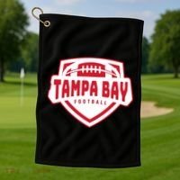 Tampa Bay Football Shield Golf Towel thumb 1