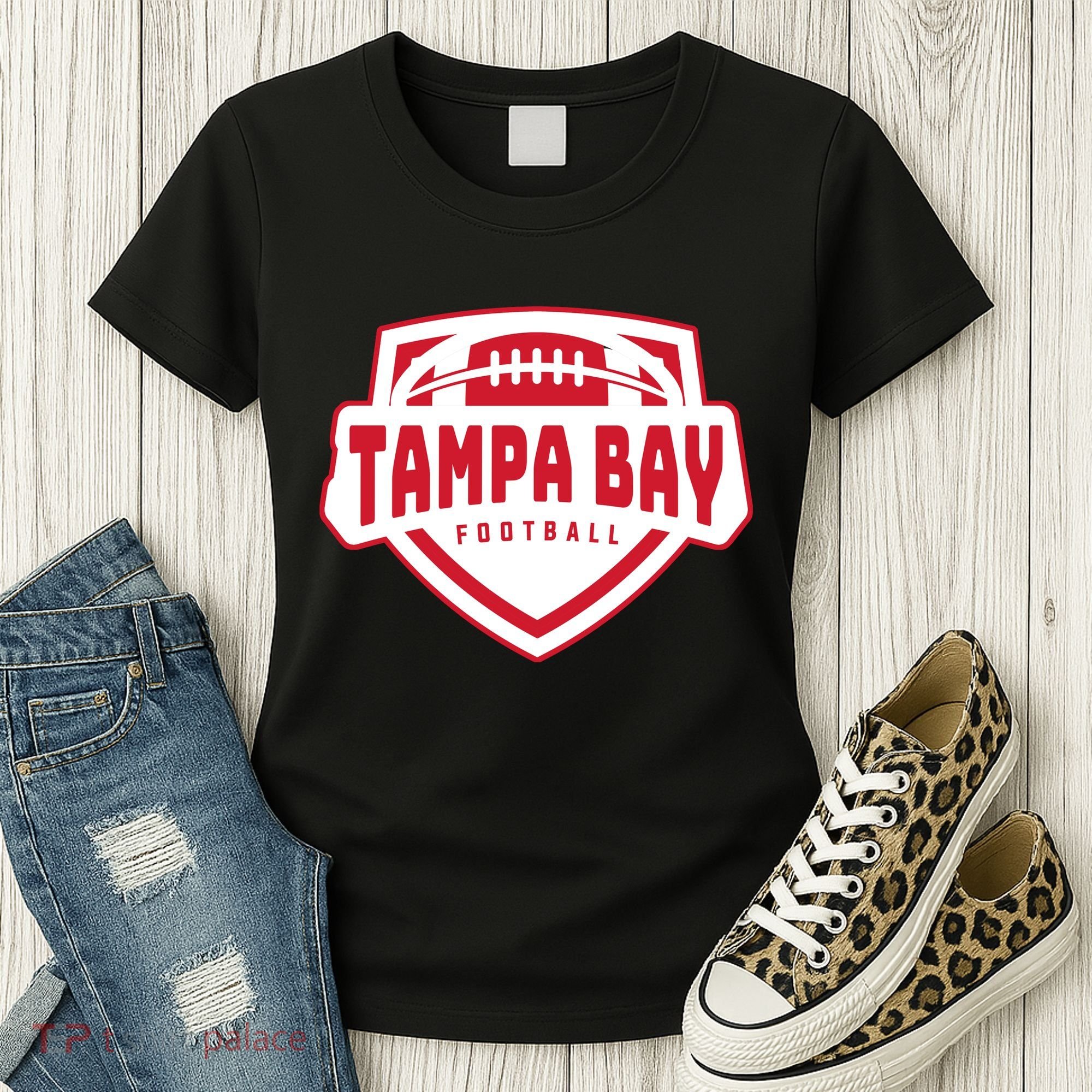 Tampa Bay Football Shield Women's T-Shirt