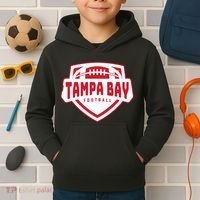 Tampa Bay Football Shield Kids Hoodie thumb 2