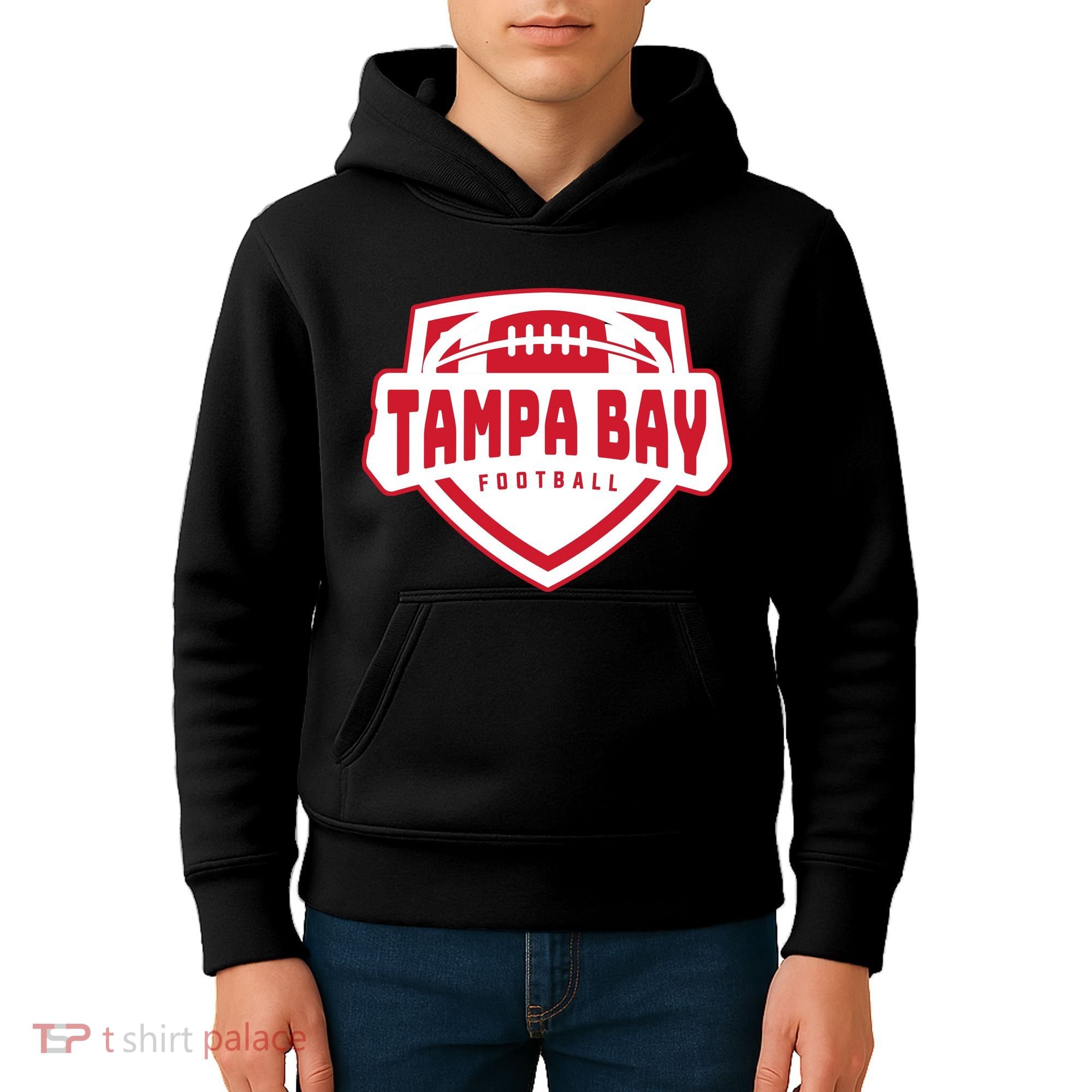 Tampa Bay Football Shield Kids Hoodie