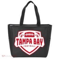 Tampa Bay Football Shield Tote Bag thumb 0
