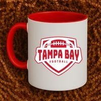 Tampa Bay Football Shield Coffee Mug thumb 2