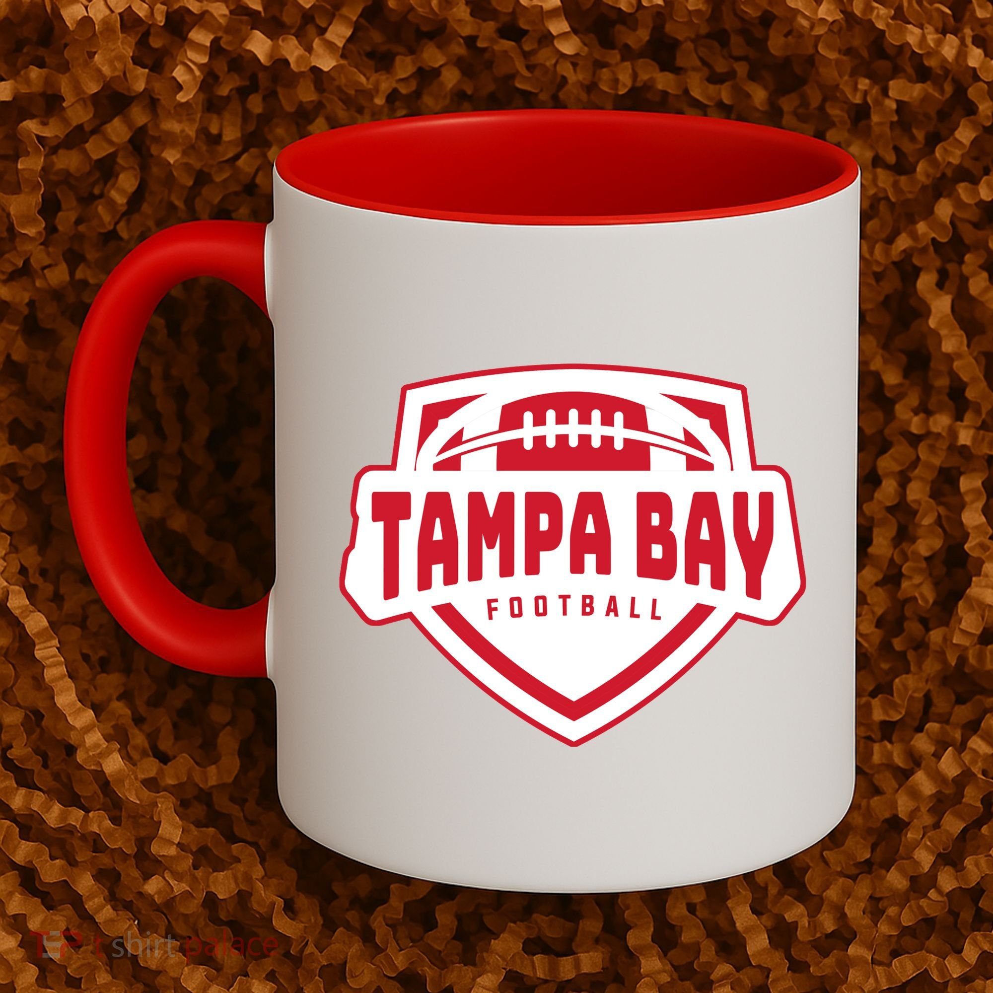 Tampa Bay Football Shield Coffee Mug