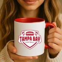 Tampa Bay Football Shield Coffee Mug thumb 3