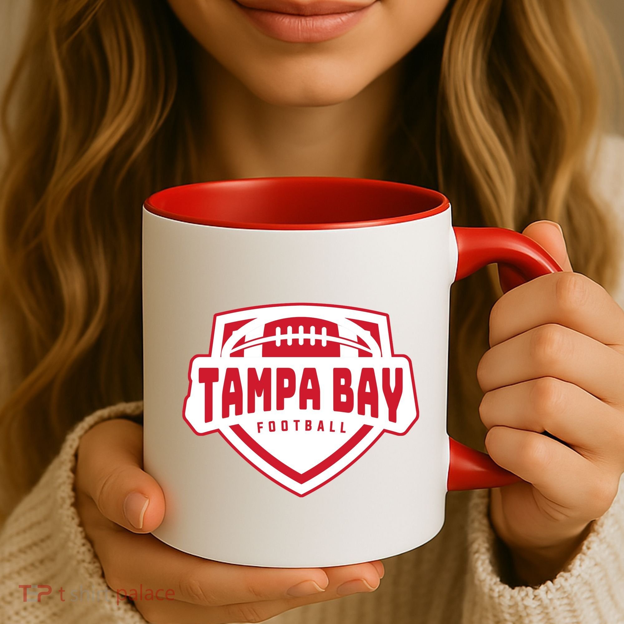 Tampa Bay Football Shield Coffee Mug