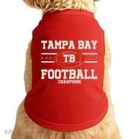 Tampa Bay TB Football Champions Doggie Tank thumb 0
