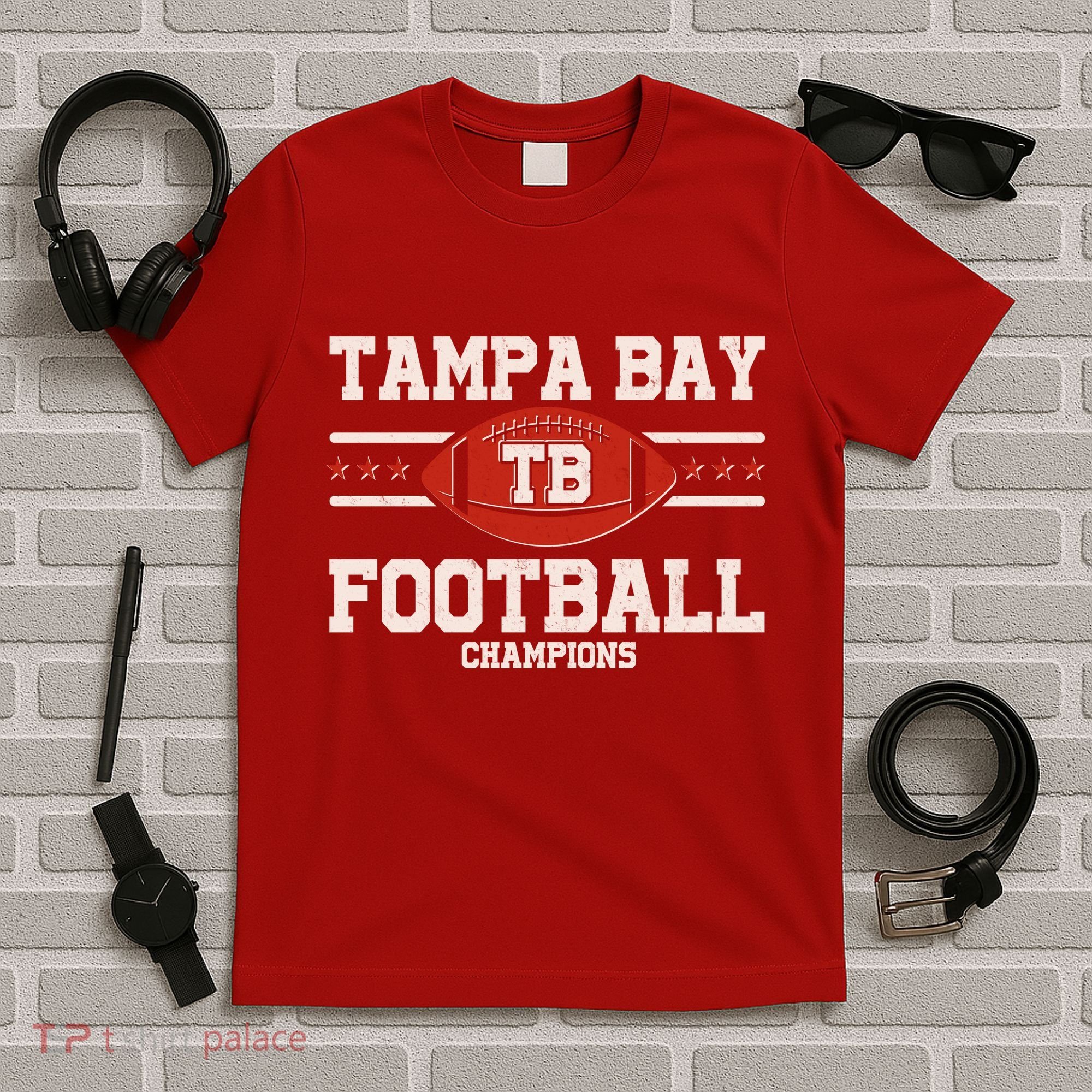 Tampa Bay TB Football Champions T-Shirt