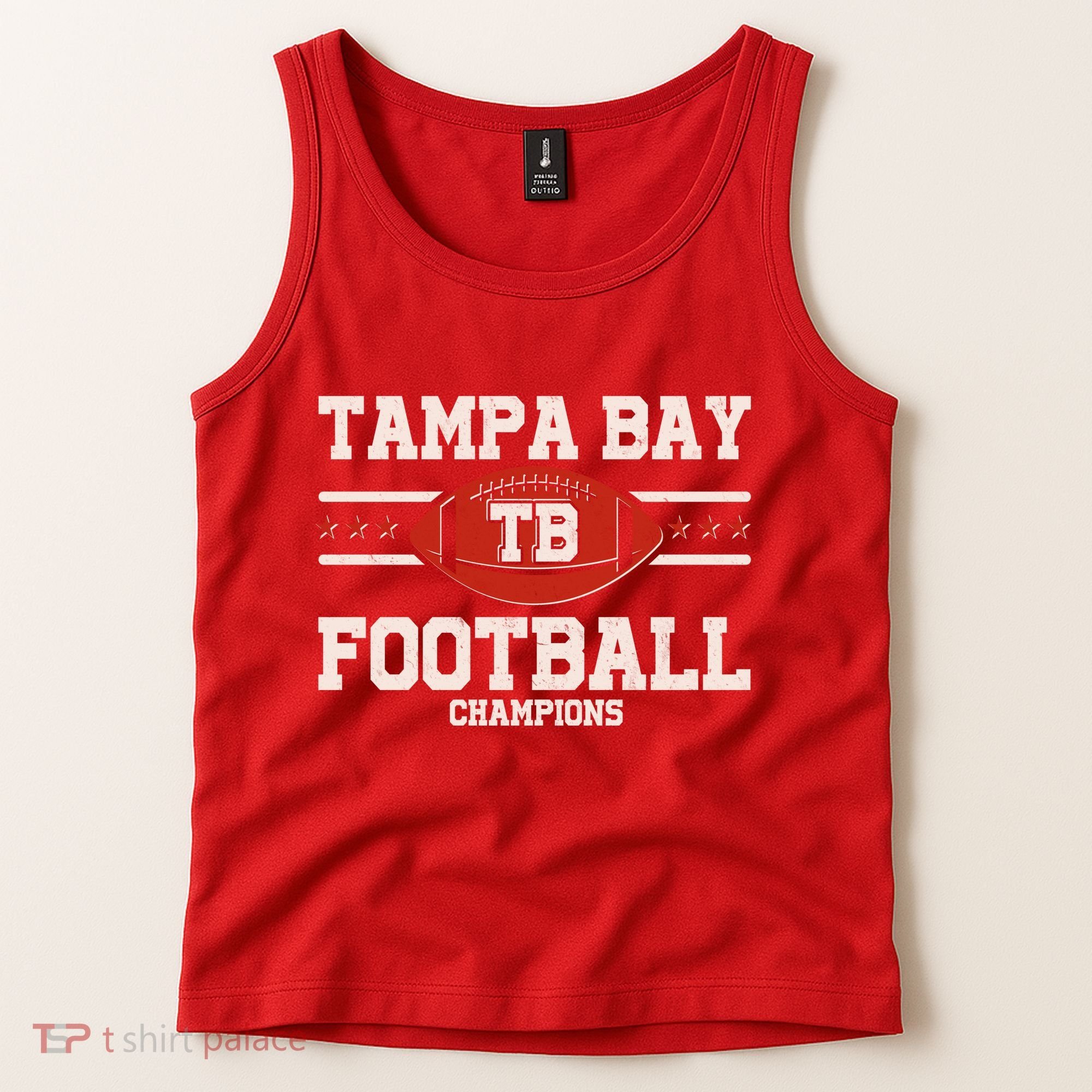Tampa Bay TB Football Champions Tank Top