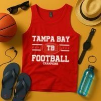 Tampa Bay TB Football Champions Tank Top thumb 4
