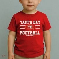 Tampa Bay TB Football Champions Toddler T-Shirt thumb 2