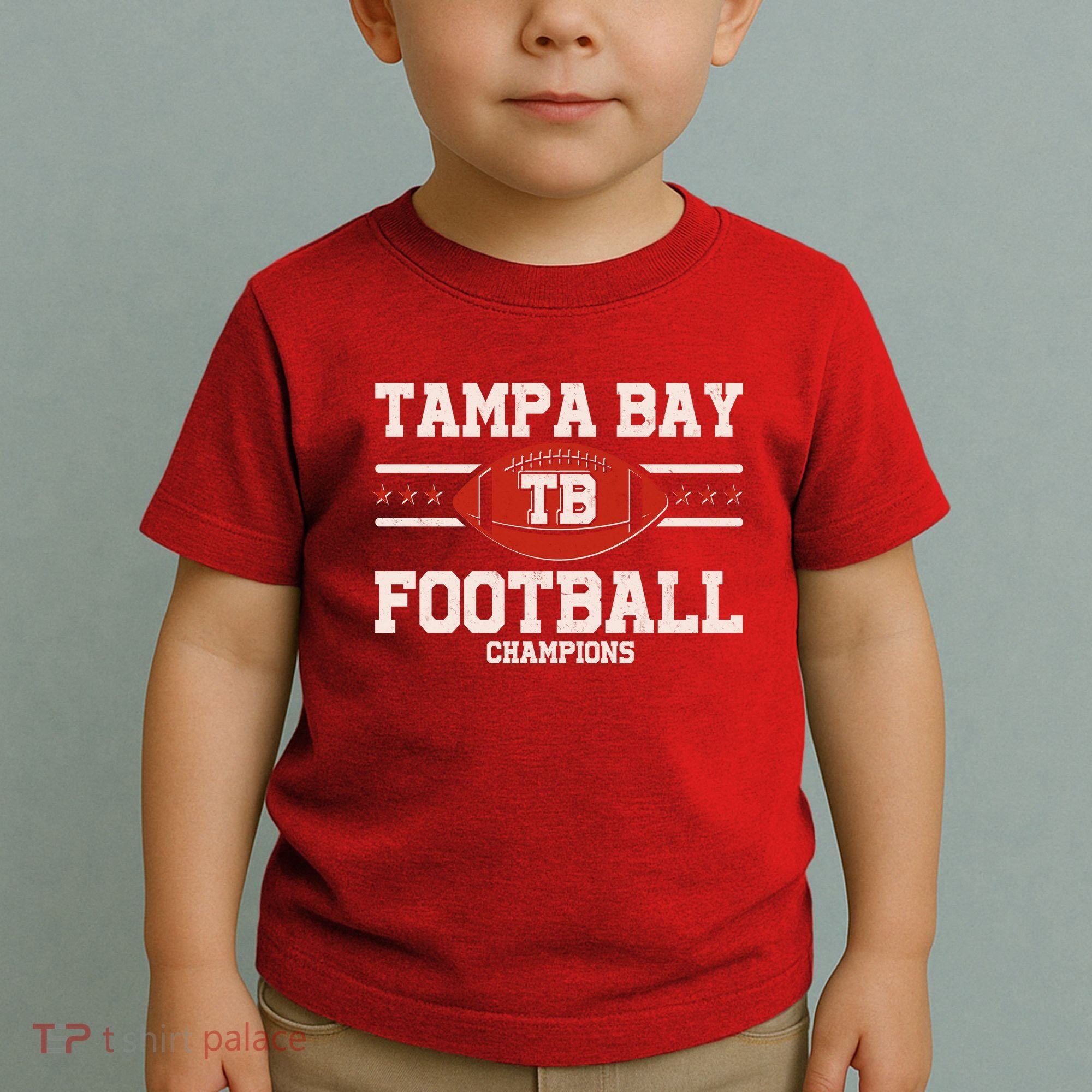 Tampa Bay TB Football Champions Toddler T-Shirt