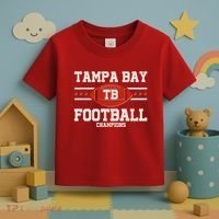 Tampa Bay TB Football Champions Toddler T-Shirt thumb 3