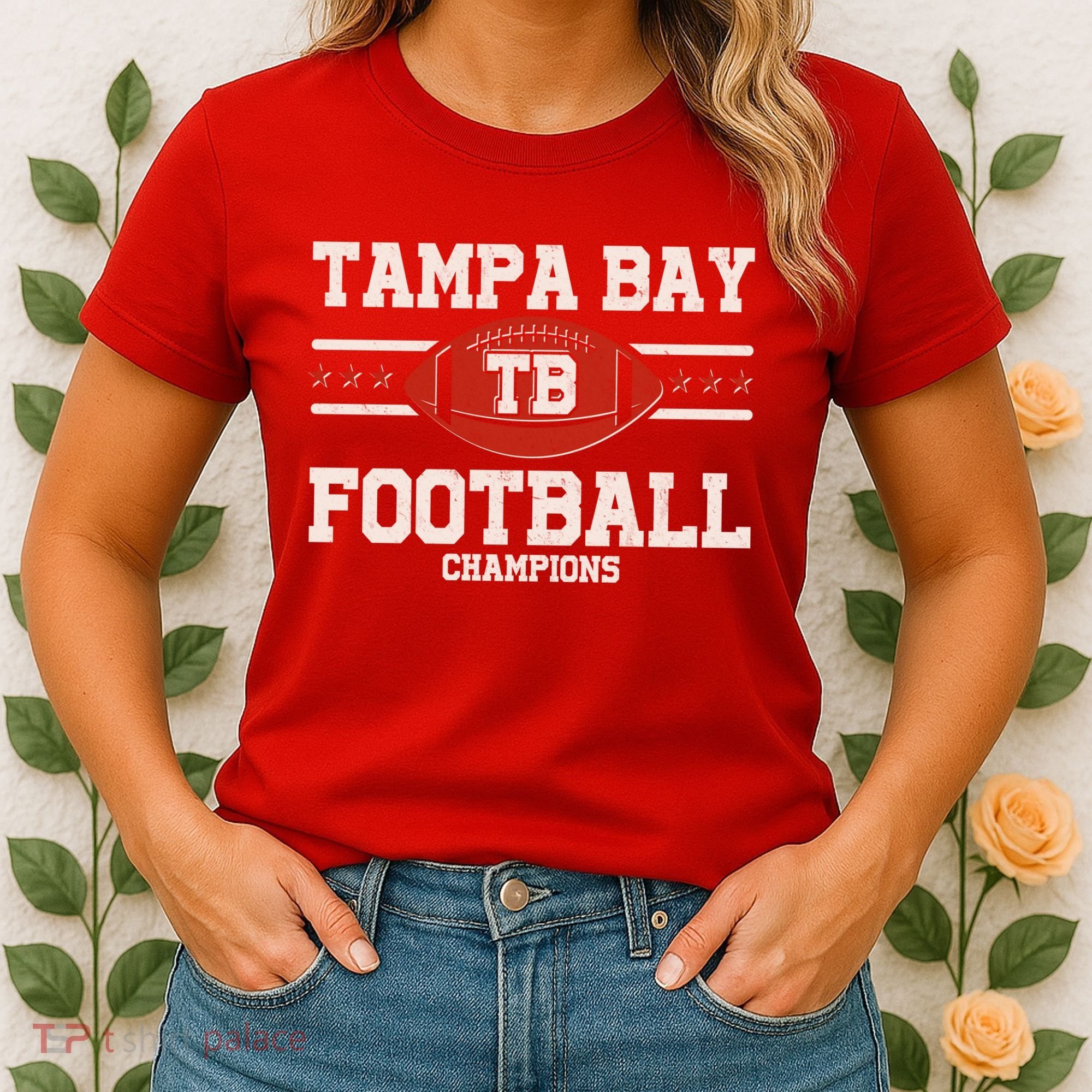 Tampa Bay TB Football Champions Women's T-Shirt