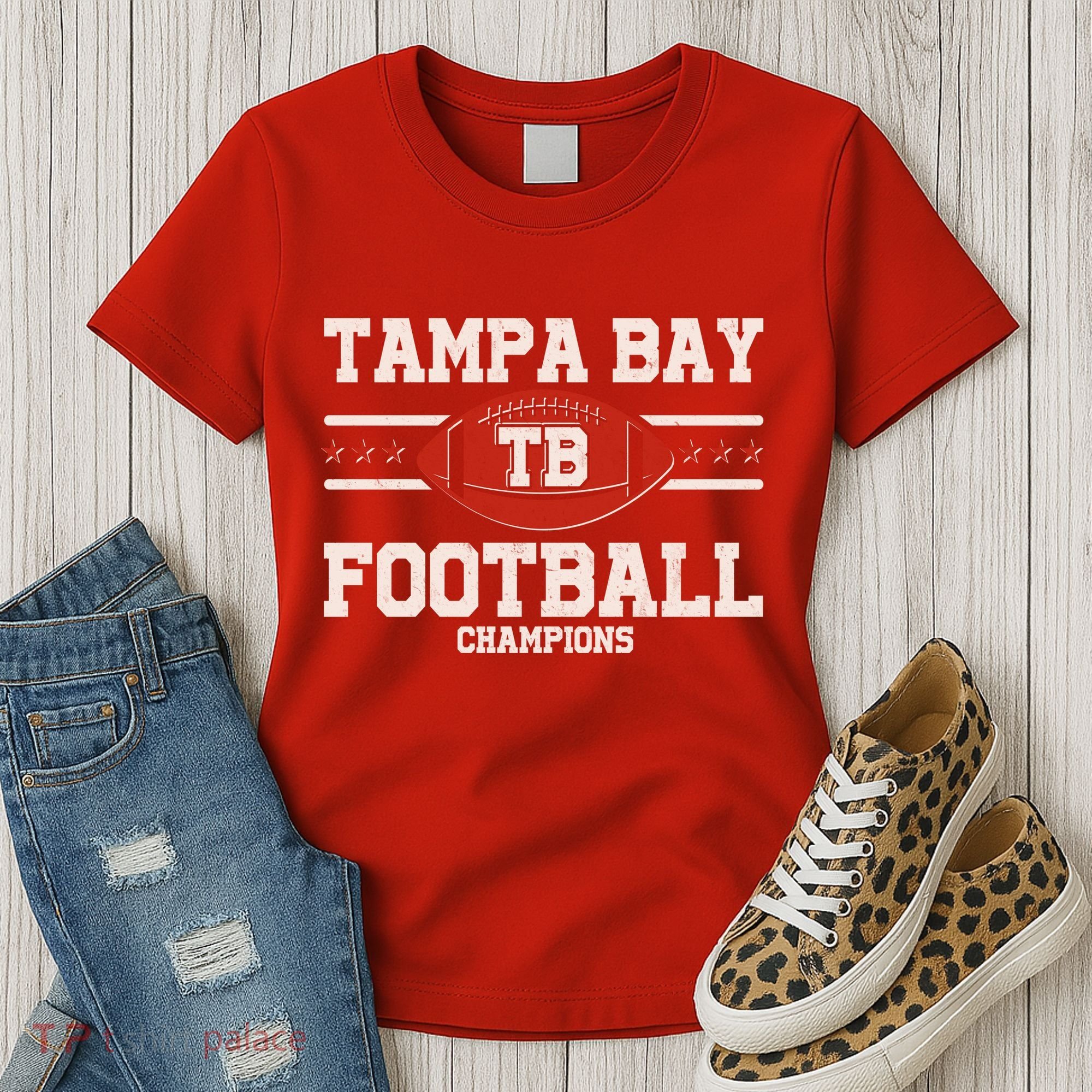 Tampa Bay TB Football Champions Women's T-Shirt