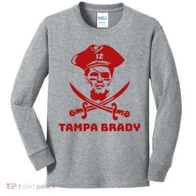 Tampa Brady Kids Long Sleeve Shirt