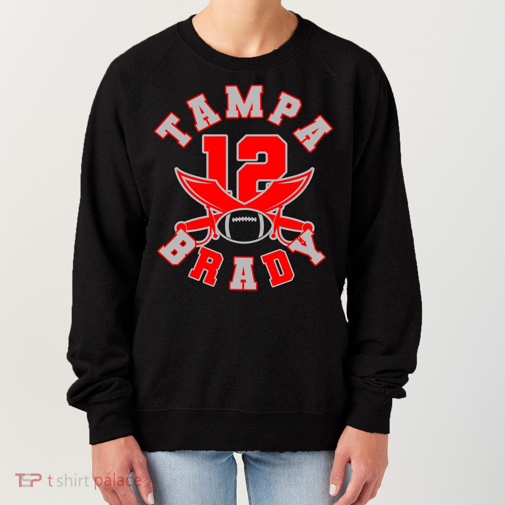 Tampa Brady Number 12 Women's Sweatshirt