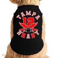 Tampa Brady Number 12 Doggie Tank thumb 0