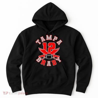 Tampa Brady Number 12 Hoodie