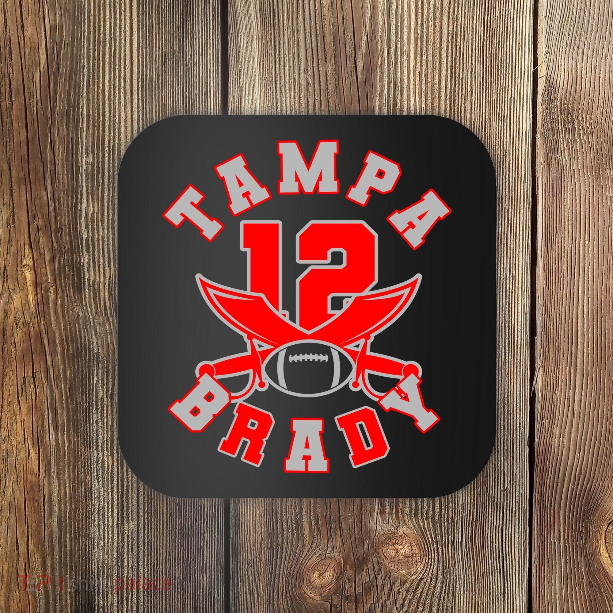 Tampa Brady Number 12 Coaster