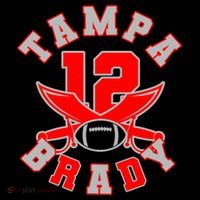 Tampa Brady Number 12 Mousepad thumb 1