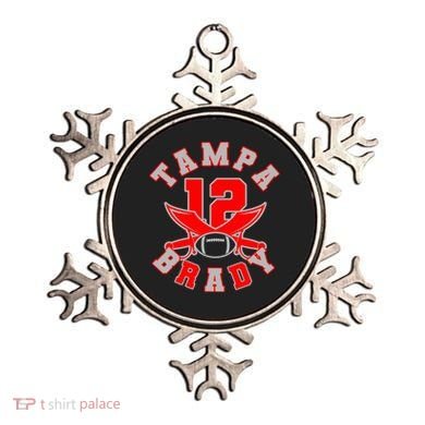 Tampa Brady Number 12 Ornament