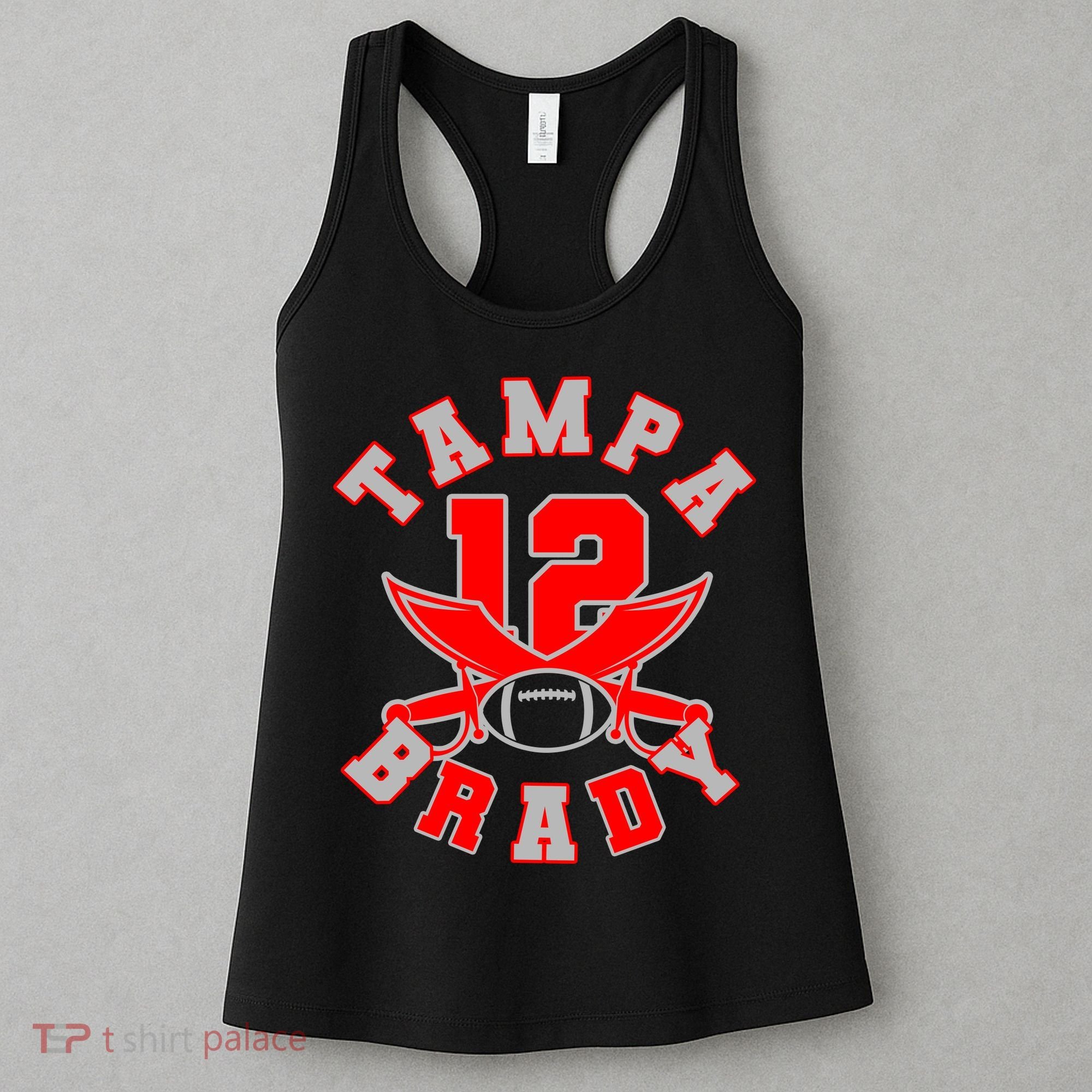 Tampa Brady Number 12 Women's Tank Top