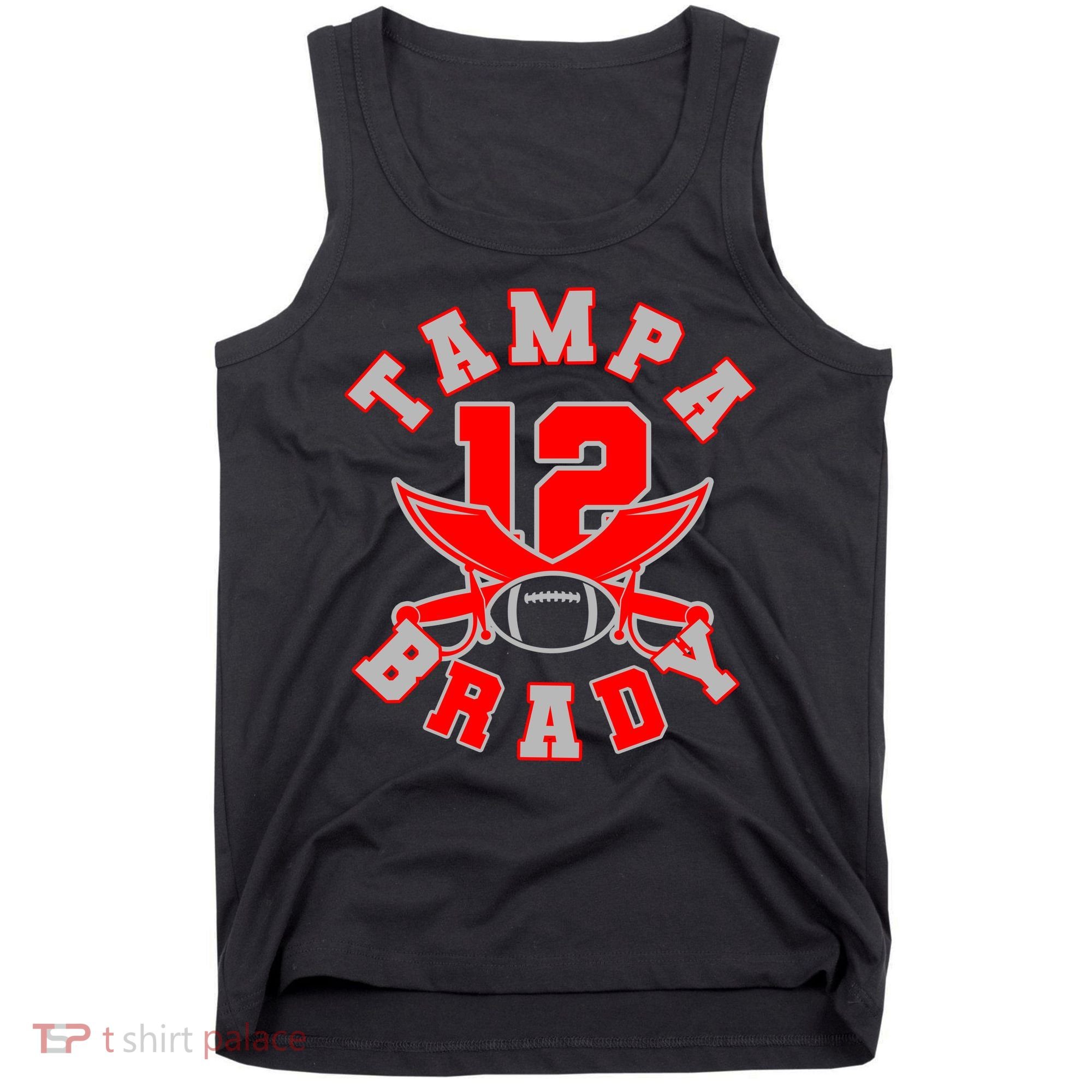 Tampa Brady Number 12 Tank Top