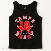 Tampa Brady Number 12 Tank Top thumb 2