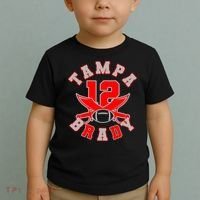 Tampa Brady Number 12 Toddler T-Shirt thumb 2