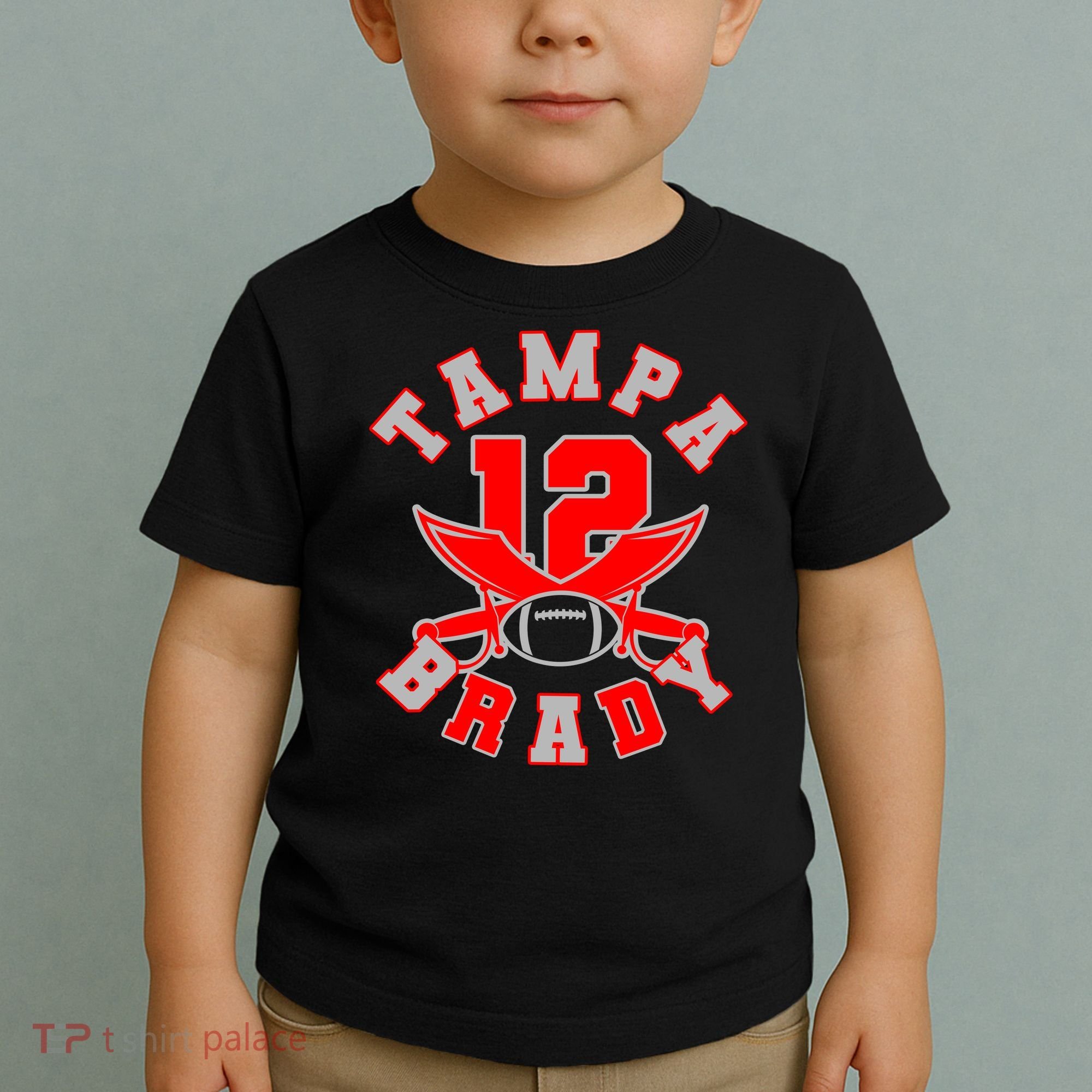 Tampa Brady Number 12 Toddler T-Shirt