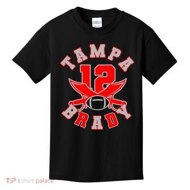 Tampa Brady Number 12 Kids T-Shirt