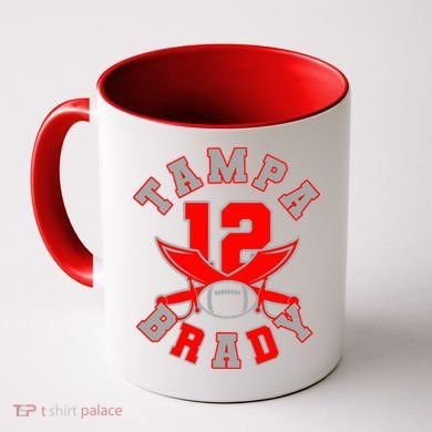 Tampa Brady Number 12 Coffee Mug