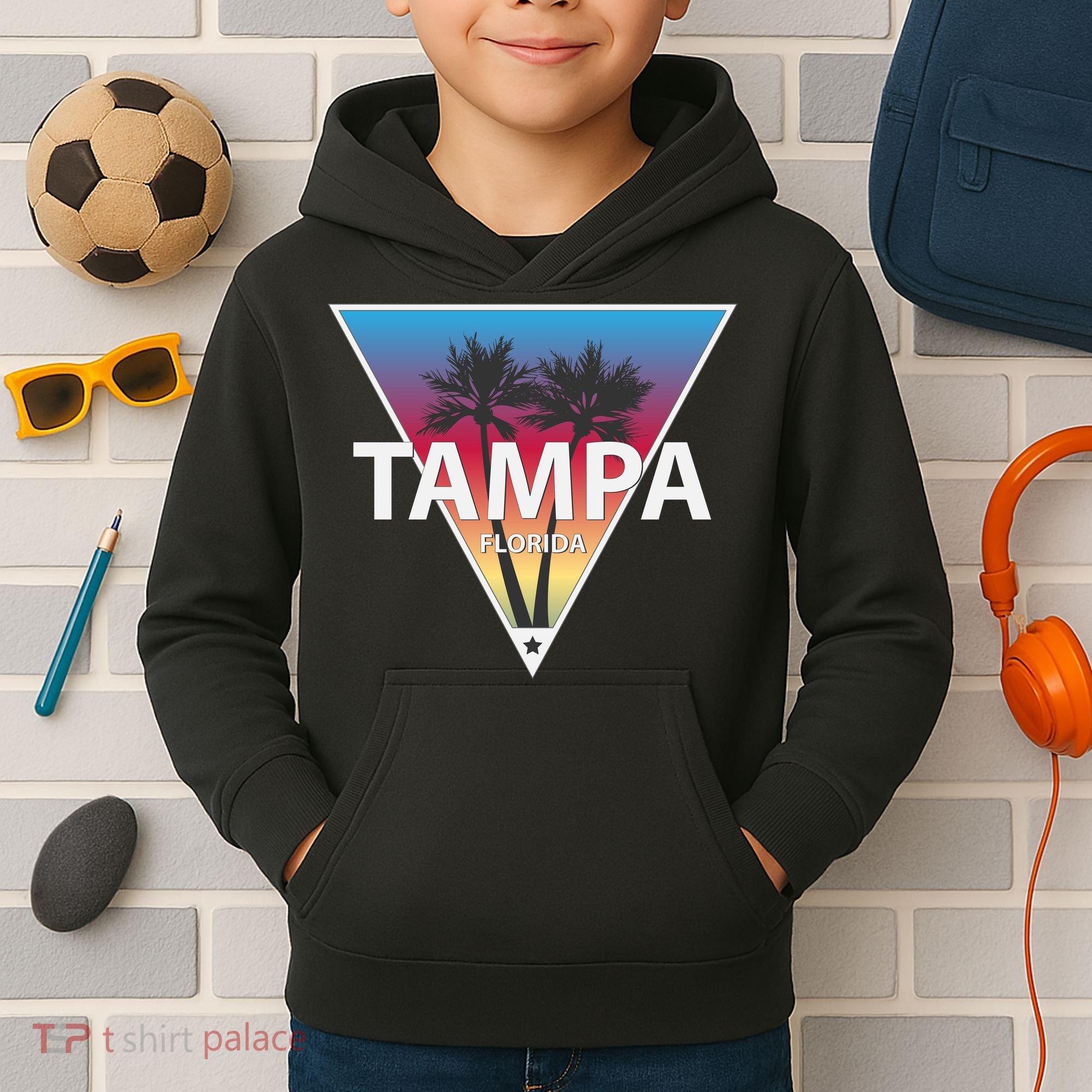 Tampa Florida Kids Hoodie