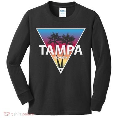 Tampa Florida Kids Long Sleeve Shirt