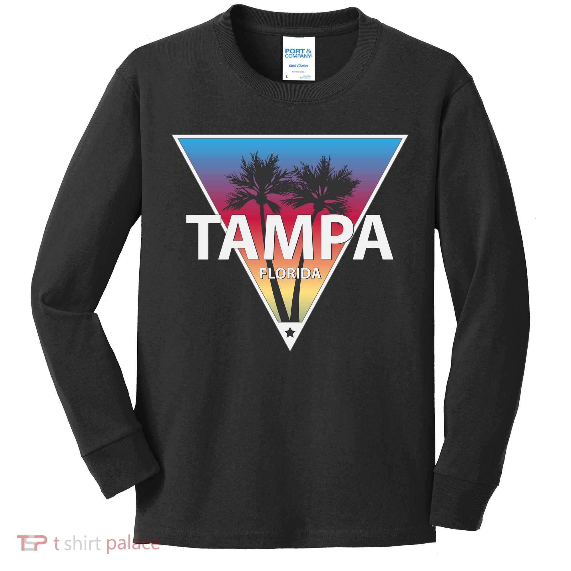 Tampa Florida Kids Long Sleeve Shirt