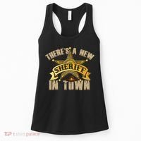 ThereS A New Sheriff In Town Deputy Sheriff Police Officer Women's Tank Top thumb 0