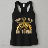 ThereS A New Sheriff In Town Deputy Sheriff Police Officer Women's Tank Top thumb 3