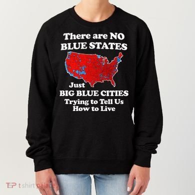 There Are No Blue States Only Big Blue Cities Women's Sweatshirt
