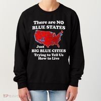 There Are No Blue States Only Big Blue Cities Women's Sweatshirt thumb 0